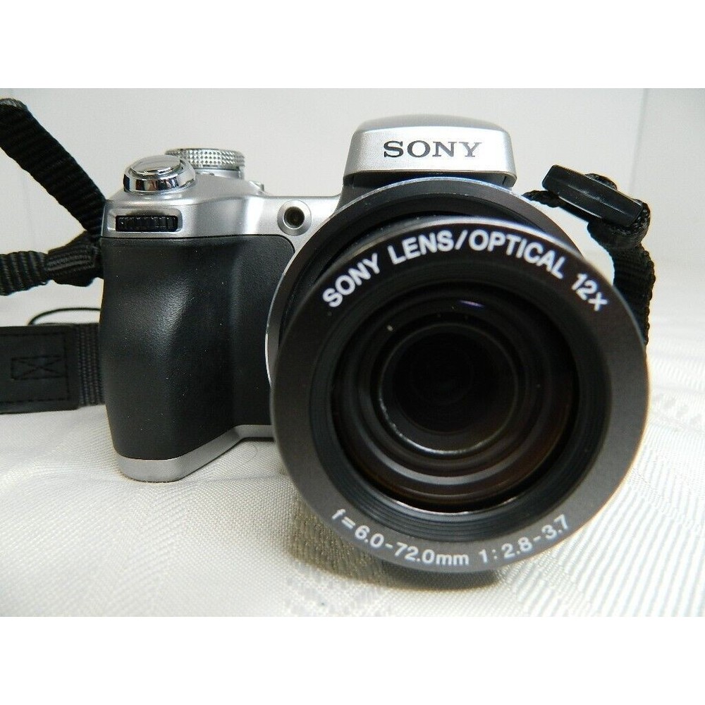 Sony Cybershot Super Steady Shot DCS-H1 5.1MP 12X Optical Zoom w/Case & USB Cord - Picture 8 of 16